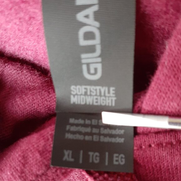 New XL Pura Vida Burgundy Red Pullover Hoodie - Picture 6 of 7